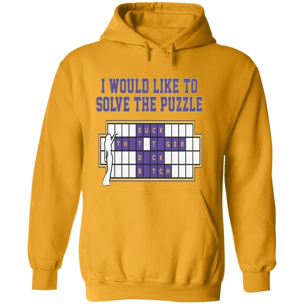 Lsu Football I Would Like To Solve The Puzzle Hoodie