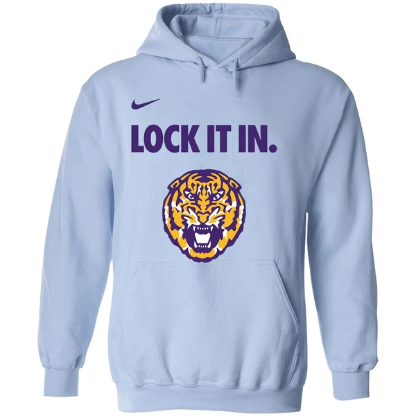 Lsu Tigers Nike Lock It In Ncaa Bench Hoodie - Image 4