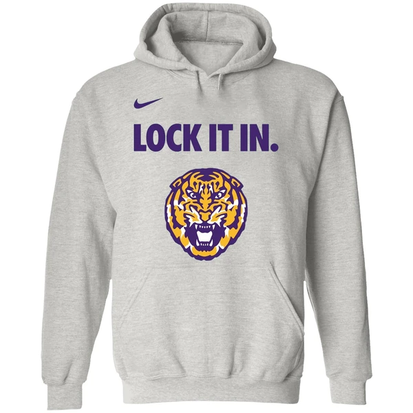 Lsu Tigers Nike Lock It In Ncaa Bench Hoodie - Image 9