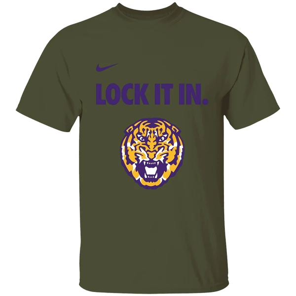 Lsu Tigers Nike Lock It In Ncaa Bench Shirt - Image 4