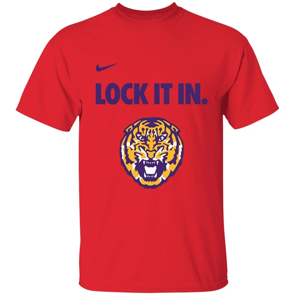 Lsu Tigers Nike Lock It In Ncaa Bench Shirt - Image 7