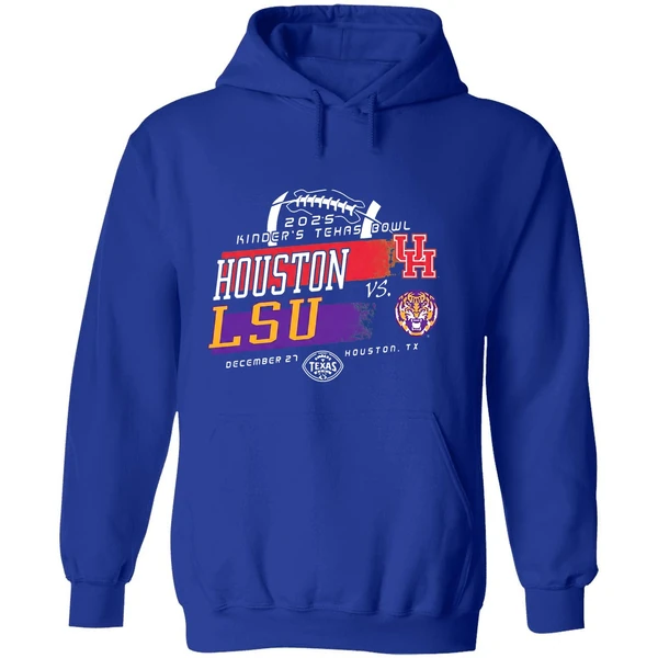Lsu Tigers Vs Houston Cougars Kinders Texas Bowl 2025 Hoodie - Image 7