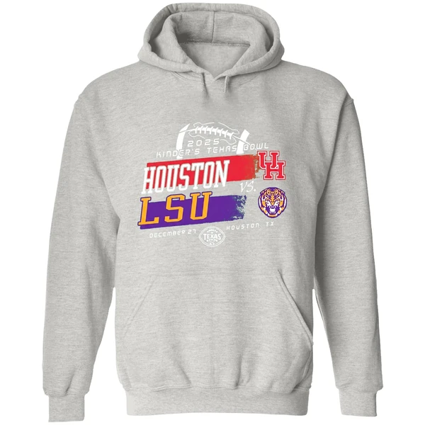 Lsu Tigers Vs Houston Cougars Kinders Texas Bowl 2025 Hoodie - Image 9