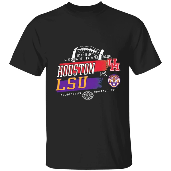 Lsu Tigers Vs Houston Cougars Kinders Texas Bowl 2025 Shirt