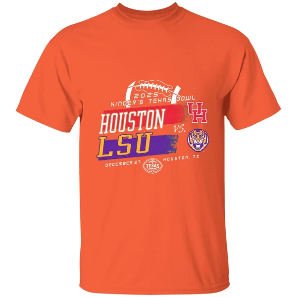Lsu Tigers Vs Houston Cougars Kinders Texas Bowl 2025 Shirt - Image 6