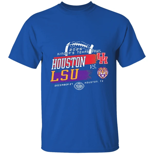 Lsu Tigers Vs Houston Cougars Kinders Texas Bowl 2025 Shirt - Image 8