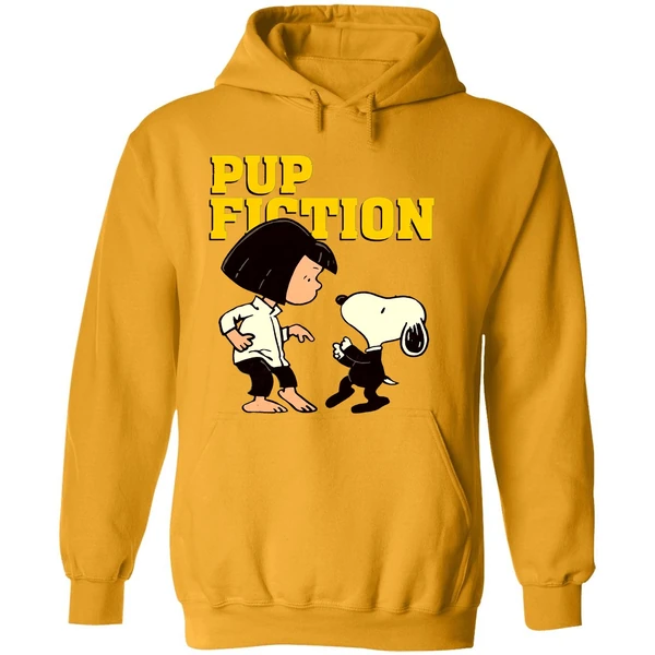 Lucy And Snoopy Pulp Fiction Hoodie