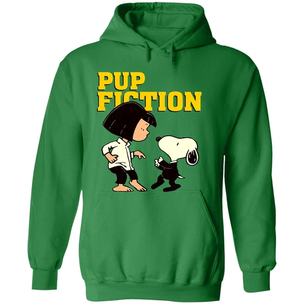 Lucy And Snoopy Pulp Fiction Hoodie - Image 2