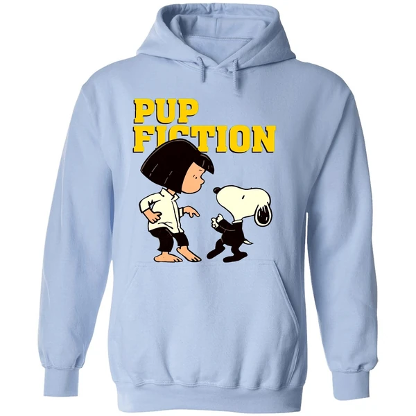 Lucy And Snoopy Pulp Fiction Hoodie - Image 4