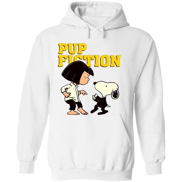 Lucy And Snoopy Pulp Fiction Hoodie - Image 8
