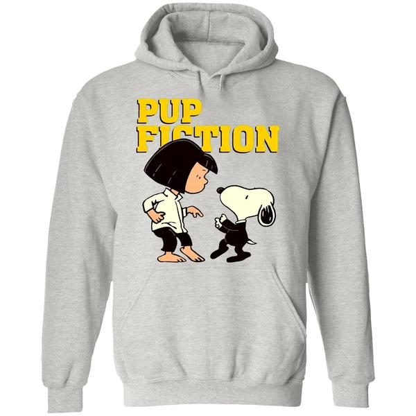 Lucy And Snoopy Pulp Fiction Hoodie - Image 9