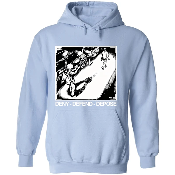 Luigi Deny Defend Depose Camera Shooting Ceo Rec Hoodie - Image 4