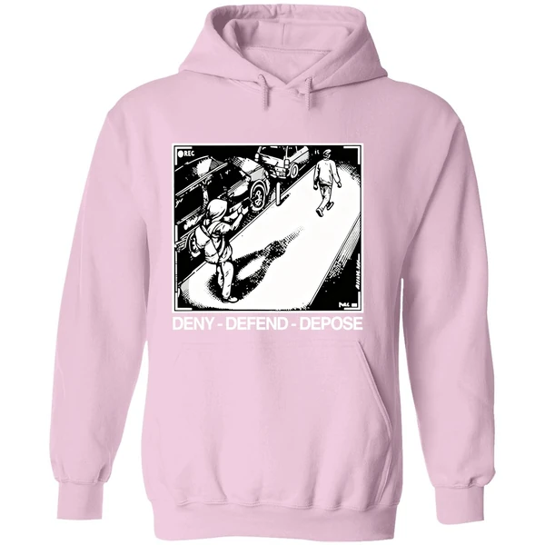 Luigi Deny Defend Depose Camera Shooting Ceo Rec Hoodie - Image 5