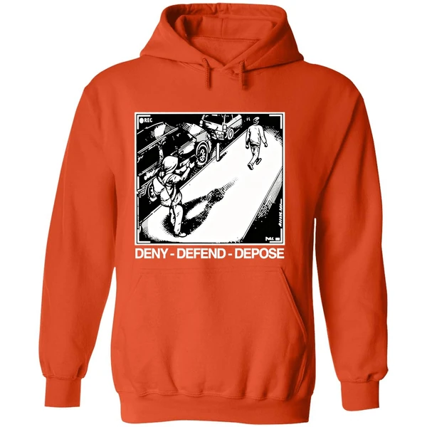 Luigi Deny Defend Depose Camera Shooting Ceo Rec Hoodie - Image 6