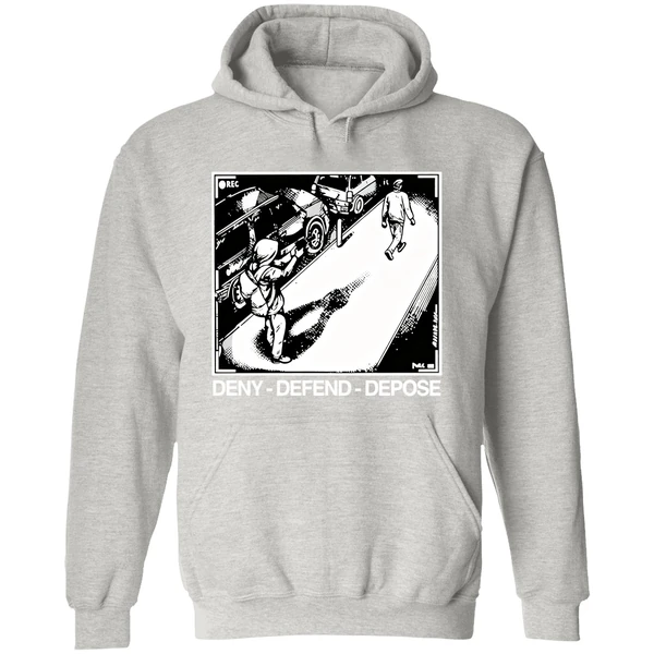 Luigi Deny Defend Depose Camera Shooting Ceo Rec Hoodie - Image 9