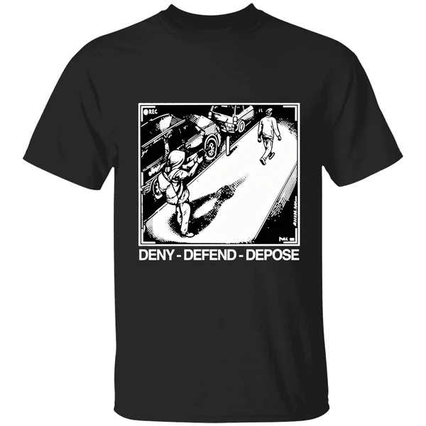 Luigi Deny Defend Depose Camera Shooting Ceo Rec Shirt