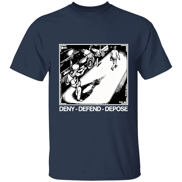 Luigi Deny Defend Depose Camera Shooting Ceo Rec Shirt - Image 5