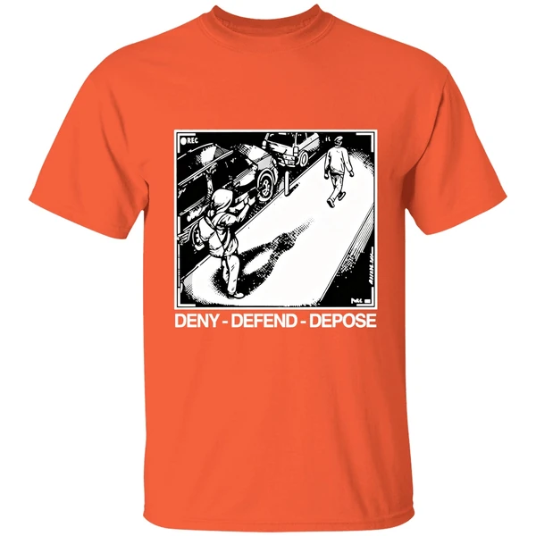 Luigi Deny Defend Depose Camera Shooting Ceo Rec Shirt - Image 6