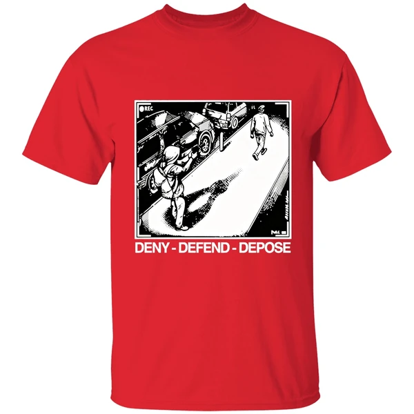 Luigi Deny Defend Depose Camera Shooting Ceo Rec Shirt - Image 7