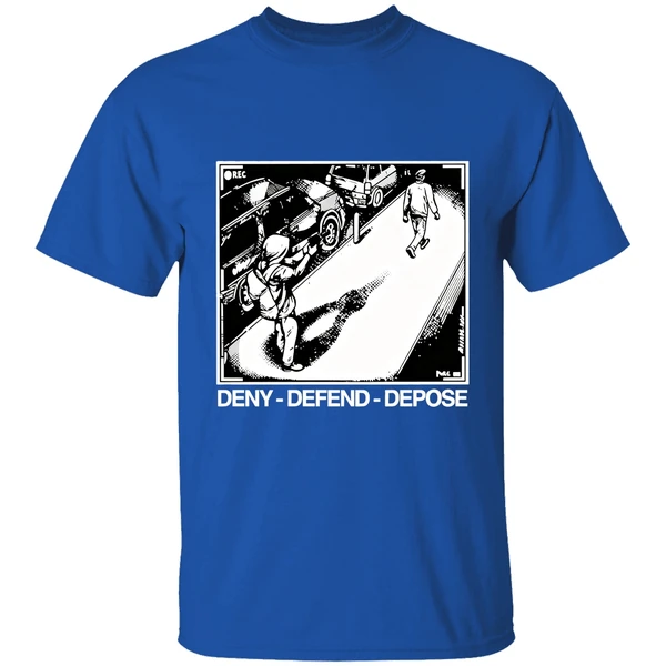 Luigi Deny Defend Depose Camera Shooting Ceo Rec Shirt - Image 8