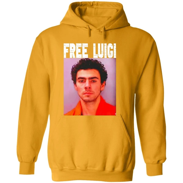 Luigi Mangione Free Mangione Mugshot Christmas Hoodie