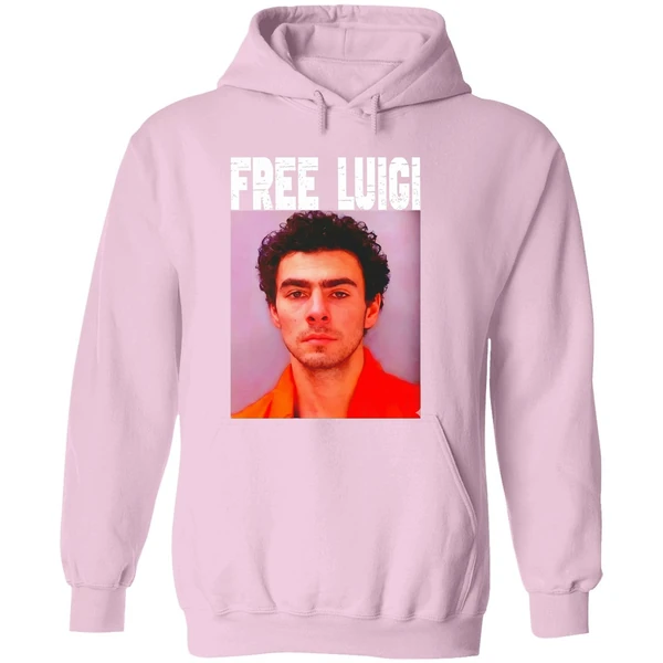 Luigi Mangione Free Mangione Mugshot Christmas Hoodie - Image 5