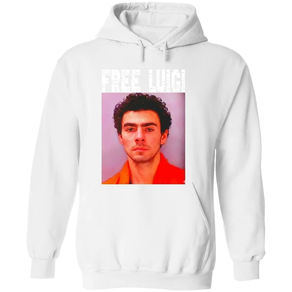 Luigi Mangione Free Mangione Mugshot Christmas Hoodie - Image 8