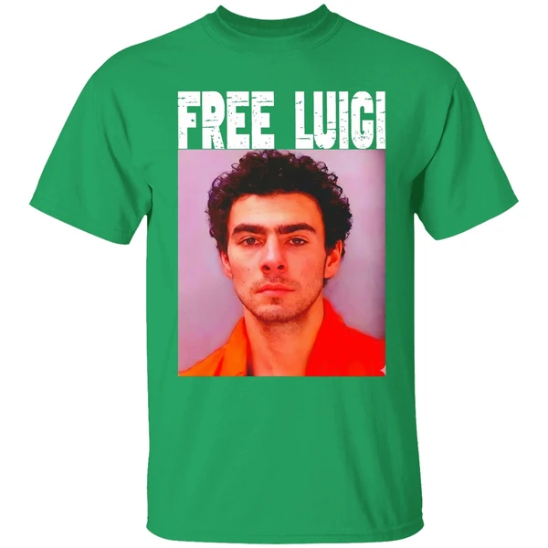 Luigi Mangione Free Mangione Mugshot Christmas Shirt - Image 2