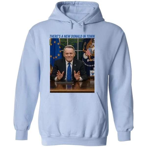 Luke Donald Theres A New Donald In Town Hoodie - Image 4