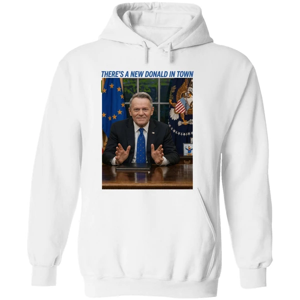 Luke Donald Theres A New Donald In Town Hoodie - Image 8
