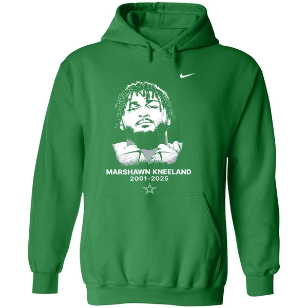 Luke Schoonmaker Wearing Marshawn Kneeland Dallas Cowboys Remember Nike Hoodie - Image 2