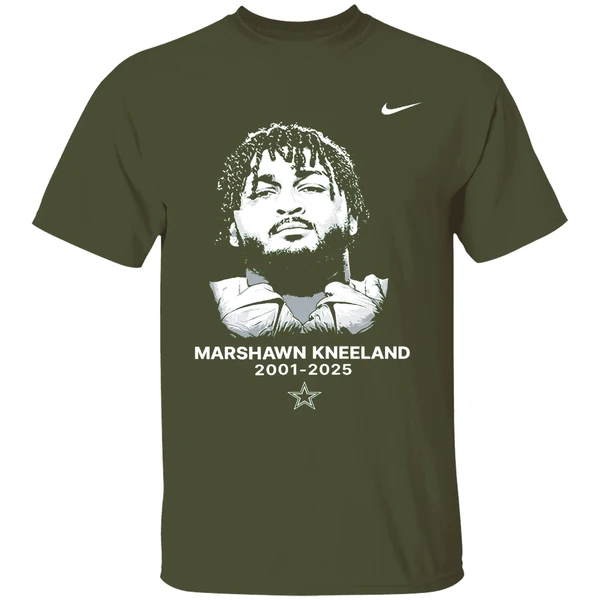 Luke Schoonmaker Wearing Marshawn Kneeland Dallas Cowboys Remember Nike Shirt - Image 3