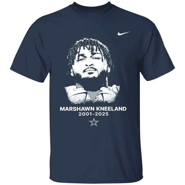 Luke Schoonmaker Wearing Marshawn Kneeland Dallas Cowboys Remember Nike Shirt - Image 4