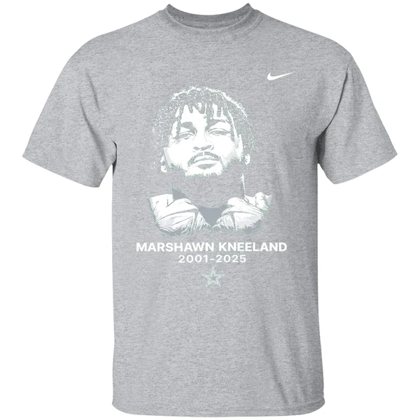 Luke Schoonmaker Wearing Marshawn Kneeland Dallas Cowboys Remember Nike Shirt