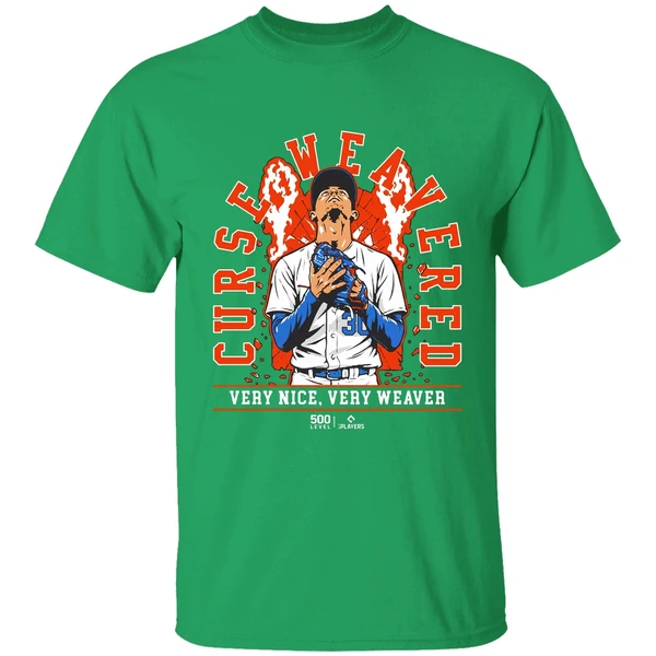 Luke Weaver New York M Curse Weavered Very Nice Very Weave Shirt - Image 2