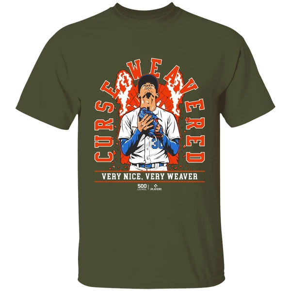 Luke Weaver New York M Curse Weavered Very Nice Very Weave Shirt - Image 4