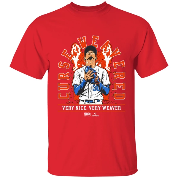 Luke Weaver New York M Curse Weavered Very Nice Very Weave Shirt - Image 7