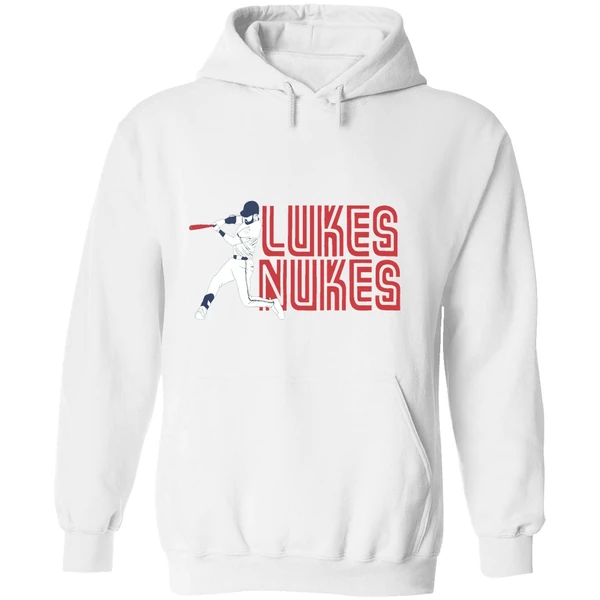Lukes Nukes Nathan Lukes Toronto Blue Jays Baseball Hoodie - Image 8