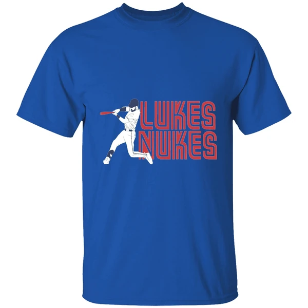 Lukes Nukes Nathan Lukes Toronto Blue Jays Baseball Shirt - Image 5