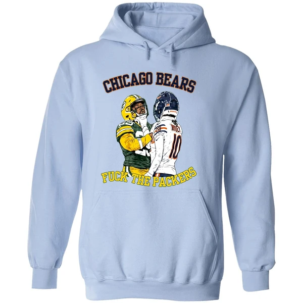 Luther Burden Iii Choke Emanuel Wilson Chicago Bears Fuck The Green Bay Packers Hoodie - Image 4