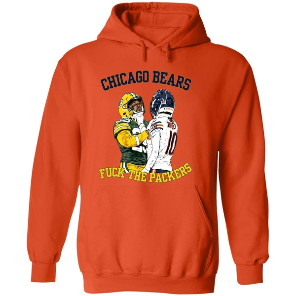 Luther Burden Iii Choke Emanuel Wilson Chicago Bears Fuck The Green Bay Packers Hoodie - Image 6