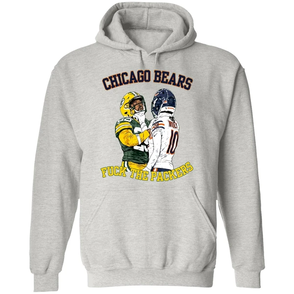 Luther Burden Iii Choke Emanuel Wilson Chicago Bears Fuck The Green Bay Packers Hoodie - Image 9
