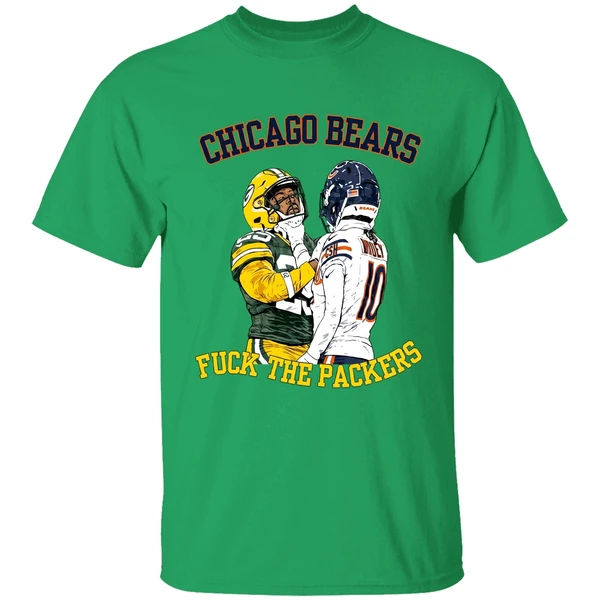 Luther Burden Iii Choke Emanuel Wilson Chicago Bears Fuck The Green Bay Packers Shirt - Image 2