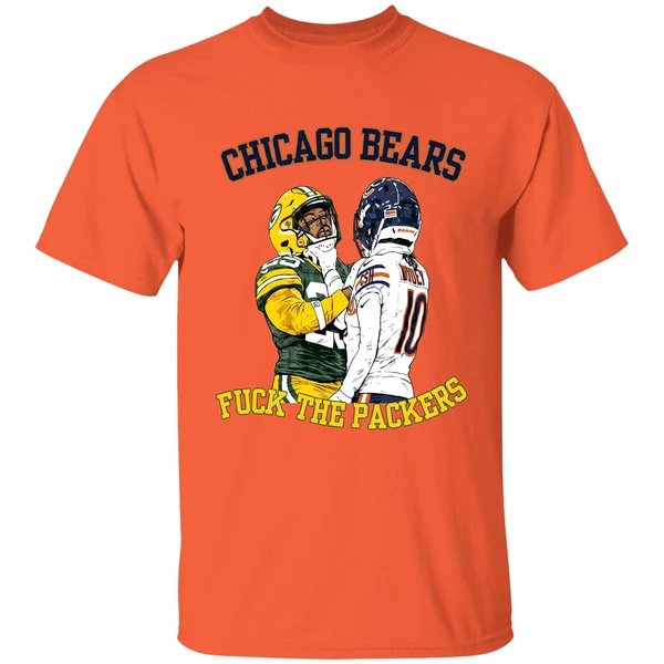 Luther Burden Iii Choke Emanuel Wilson Chicago Bears Fuck The Green Bay Packers Shirt - Image 6