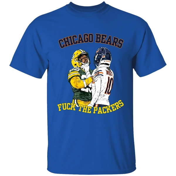 Luther Burden Iii Choke Emanuel Wilson Chicago Bears Fuck The Green Bay Packers Shirt - Image 8