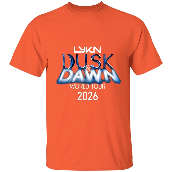 lykn dusk dawn world tour 2026 shirt orange