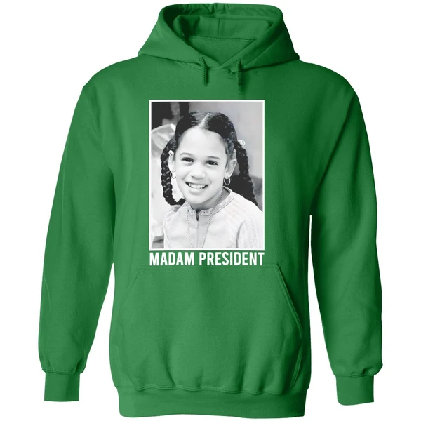 Madam President Kamala Harris Young Hoodie - Image 2