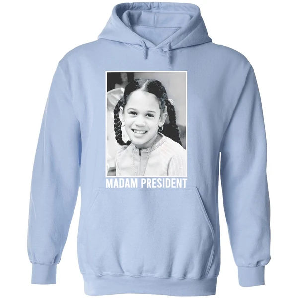 Madam President Kamala Harris Young Hoodie - Image 4