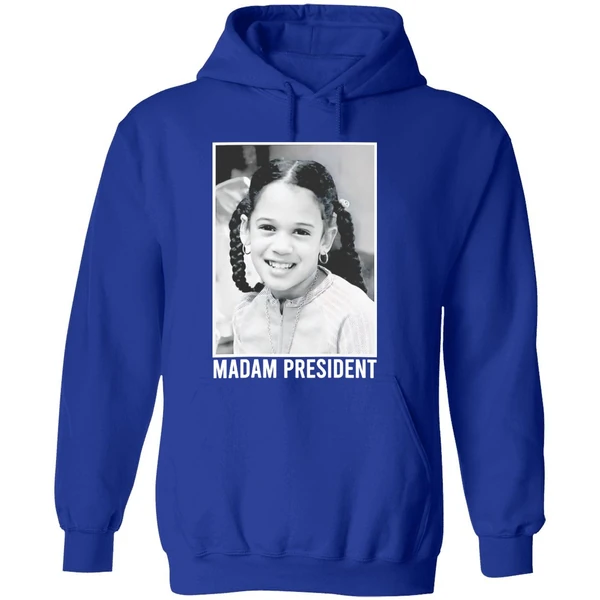 Madam President Kamala Harris Young Hoodie - Image 7