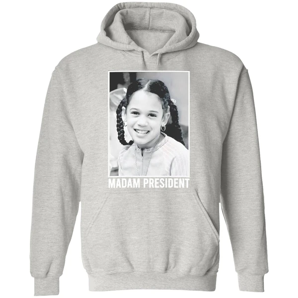 Madam President Kamala Harris Young Hoodie - Image 9
